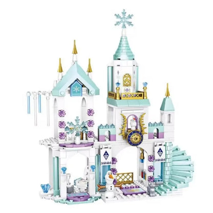 Disney Frozen Princess Snow Castle Building Blocks Toys Set