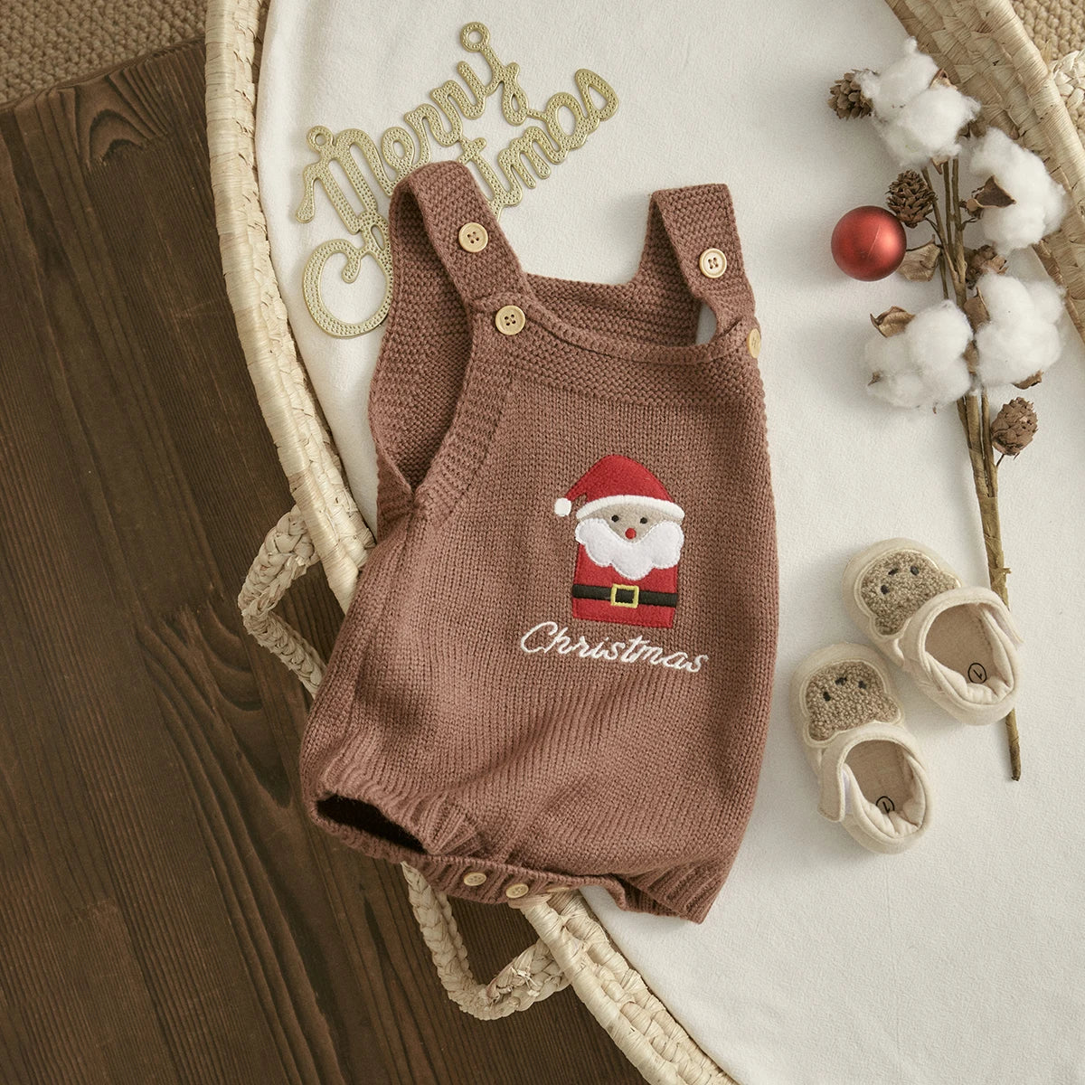 Christmas Baby Romper Sleeveless