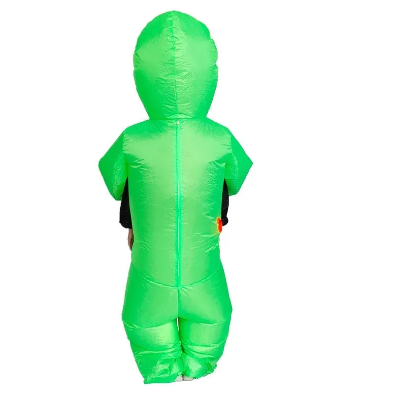 Alien Halloween Inflatable, Alien Kidnapping Inflatable, Funny Halloween Blow up Costumes