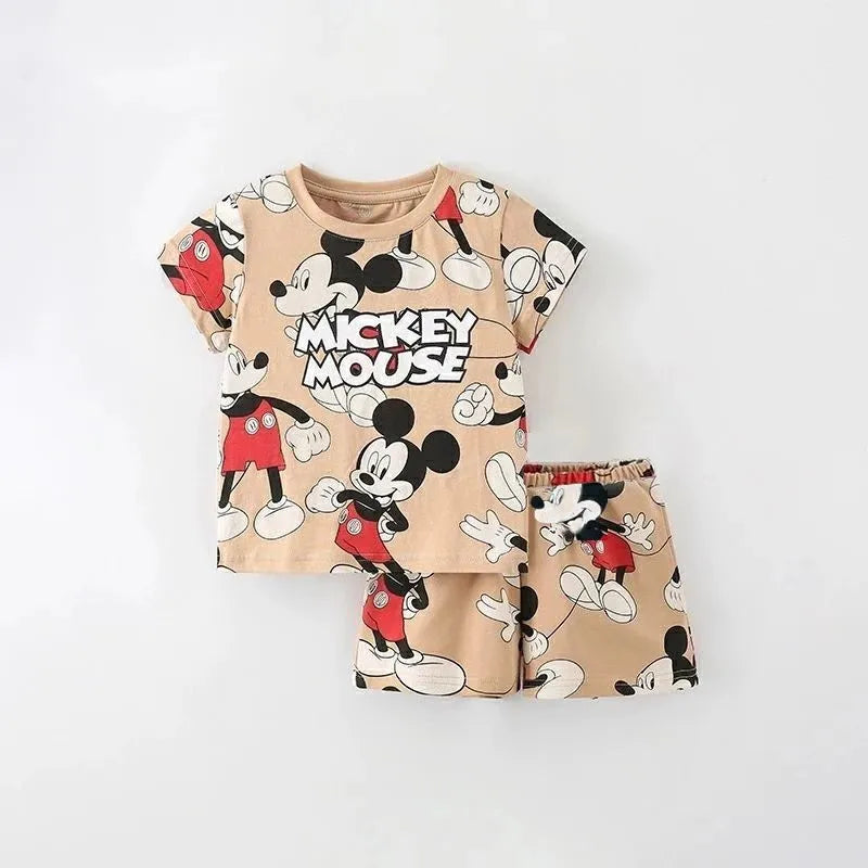 Ensemble de vêtements de nuit Mickey Mouse pour garçons 