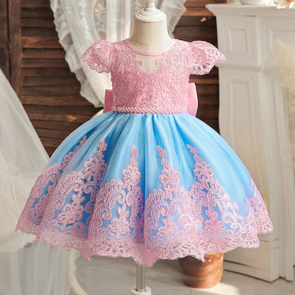 Vintage Embroidery Elegant Princess Dresses