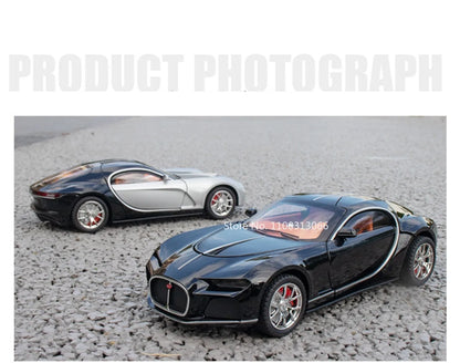 1/24 Scale Bugatti Atlantic Toys Model Car Alloy Diecasts Model Vehicle with Light Sound