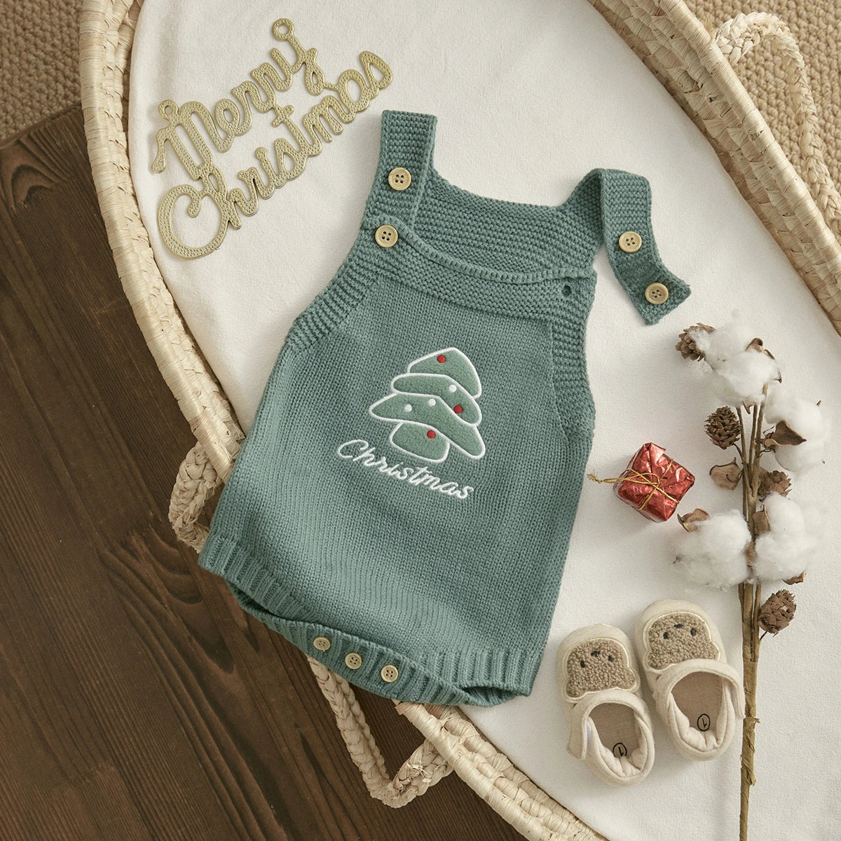 Christmas Baby Romper Sleeveless