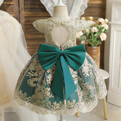 Vintage Embroidery Elegant Princess Dresses