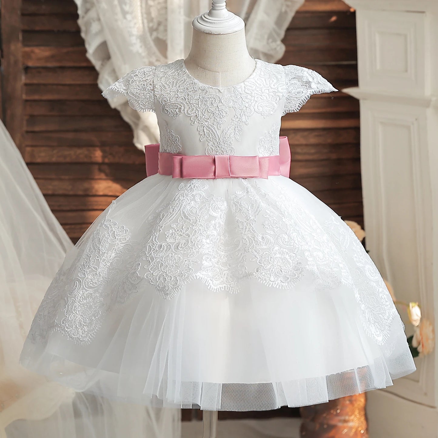 Vintage Embroidery Elegant Princess Dresses