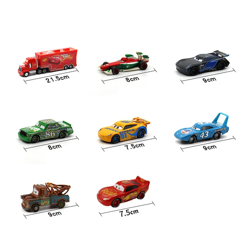 Disney Pixar Cars 3 Metal Diecast lightning McQueen collection set