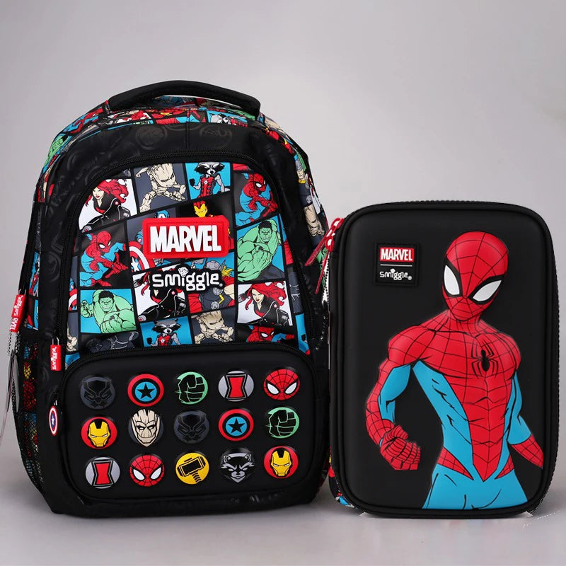 Smiggle Marvel Superhero Spider-Man Children Stationery School Bag