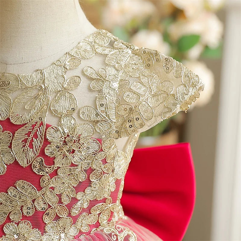 Vintage Embroidery Elegant Princess Dresses