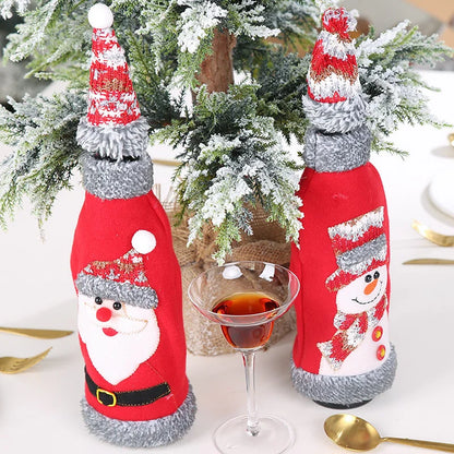 Christmas Wine Bottle Covers Bag