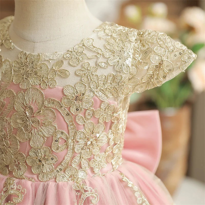 Vintage Embroidery Elegant Princess Dresses