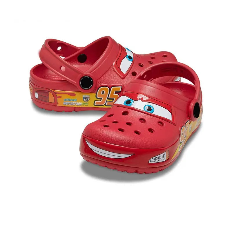 Disney Lightning Mcqueen Pixar flashing light Crocs