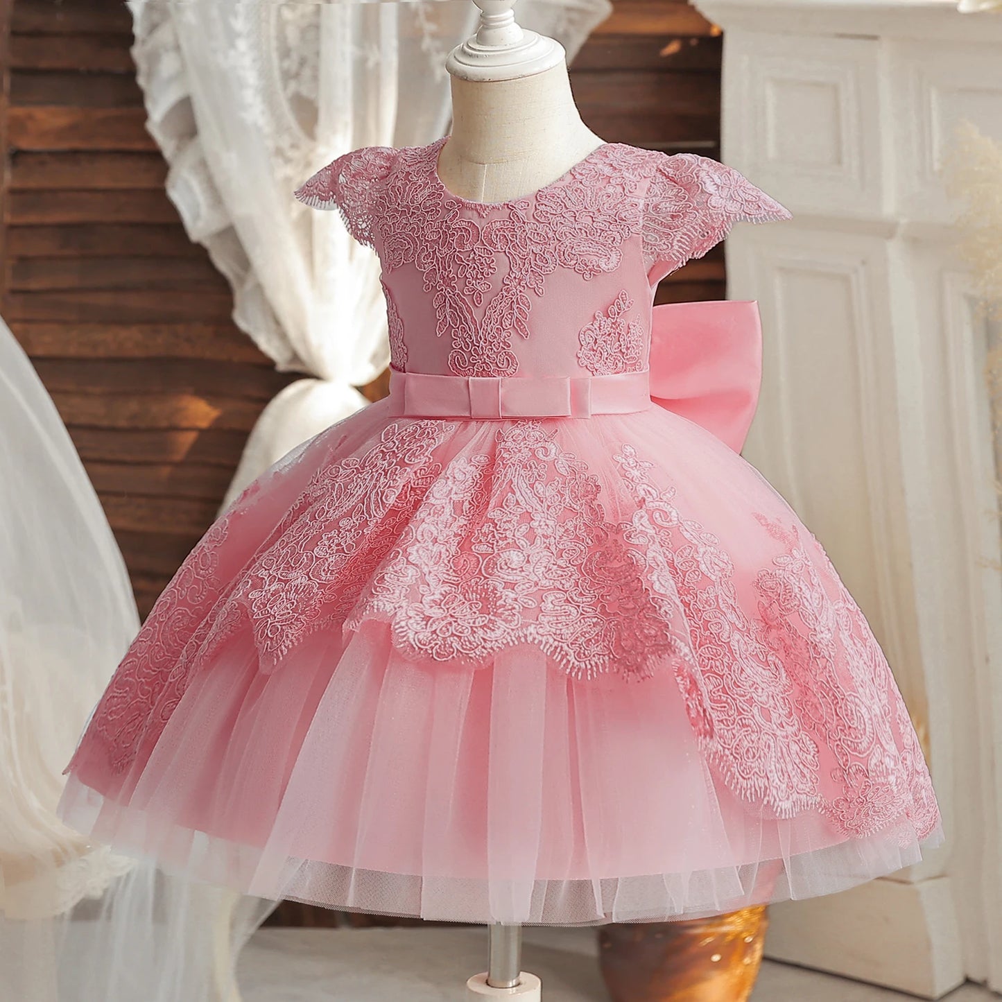 Vintage Embroidery Elegant Princess Dresses