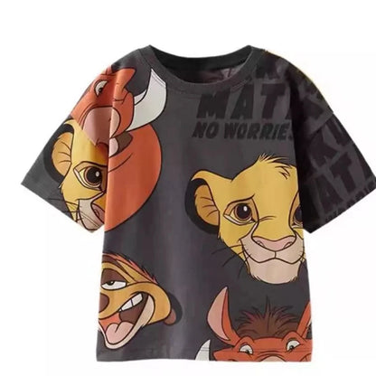 Disney Short Sleeve Basic Tops Cartoon