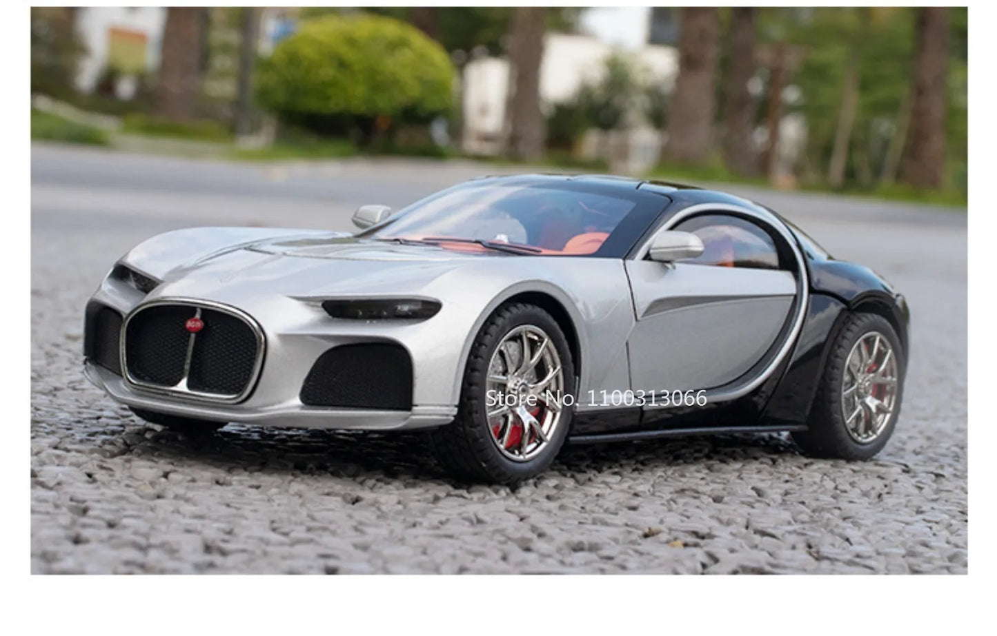 1/24 Scale Bugatti Atlantic Toys Model Car Alloy Diecasts Model Vehicle with Light Sound