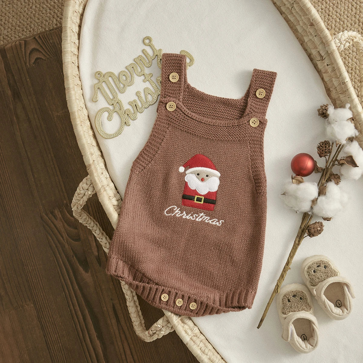 Christmas Baby Romper Sleeveless