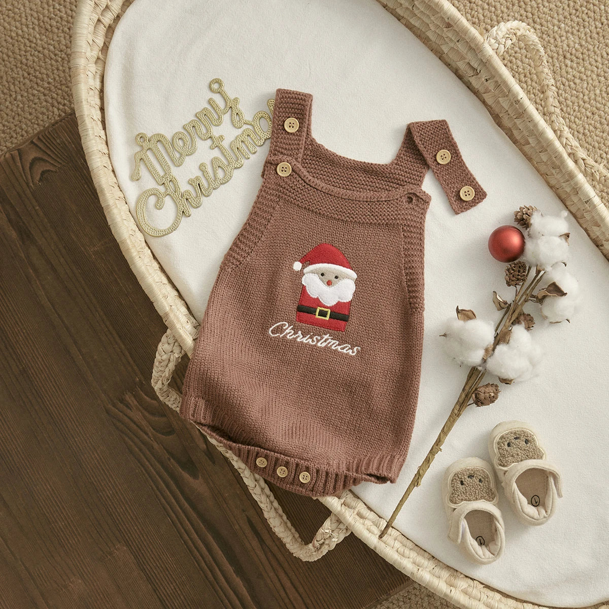 Christmas Baby Romper Sleeveless