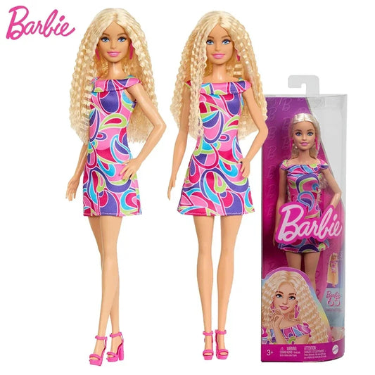 Original Barbie Fashionistas Doll Blonde Wavy Totally Hair Dress Accessories