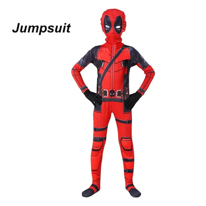 Deadpool Halloween Costume Men Women Kids Cosplay