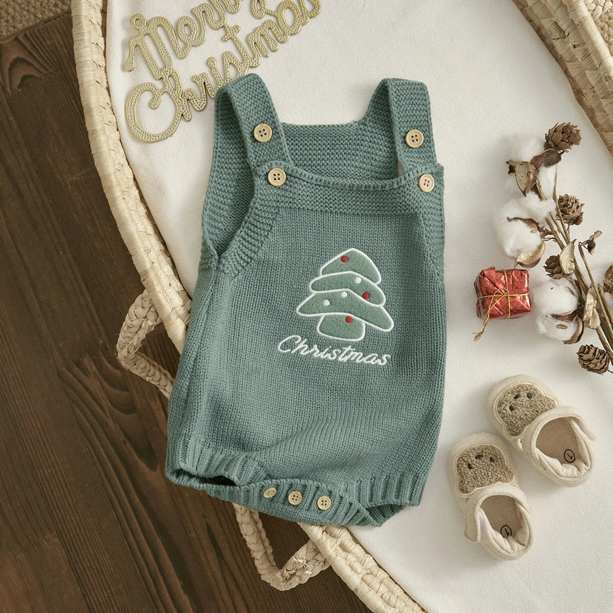 Christmas Baby Romper Sleeveless