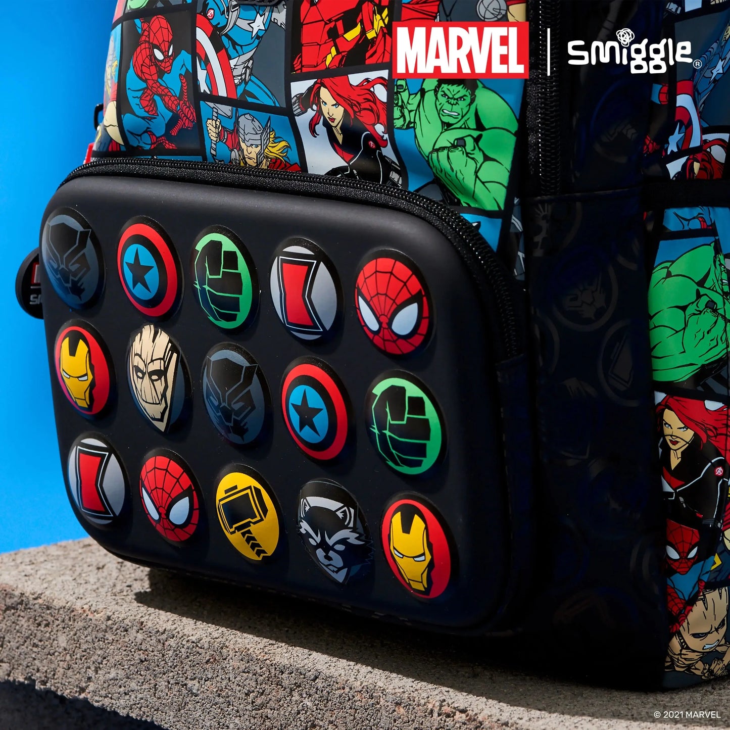 Smiggle Marvel Superhero Spider-Man Children Stationery School Bag