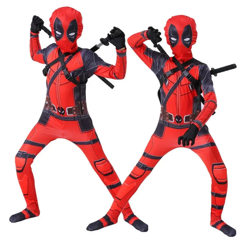 Deadpool Halloween Costume Men Women Kids Cosplay