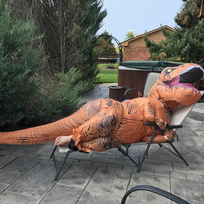 Halloween T-REX Inflatable Suit Adult Fancy Role-playing Tyrannosaurus Costume