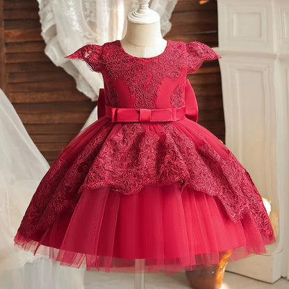 Vintage Embroidery Elegant Princess Dresses