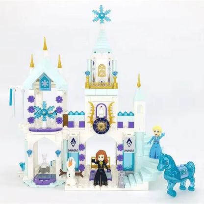 Disney Frozen Princess Snow Castle Building Blocks Toys Set