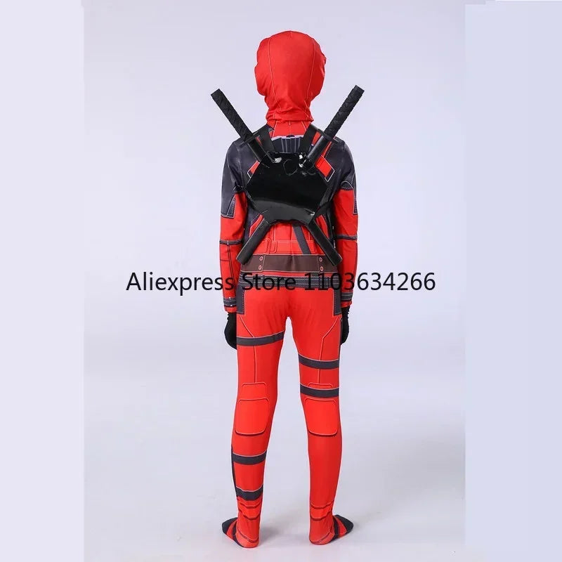 Deadpool Halloween Costume Men Women Kids Cosplay