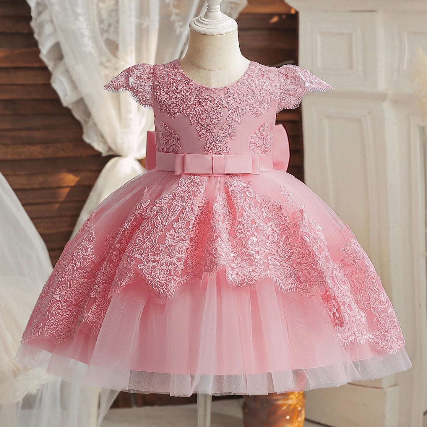 Vintage Embroidery Elegant Princess Dresses