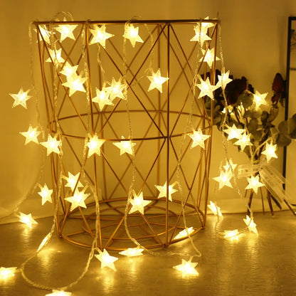 LED String Lights Outdoor Star Chain Lights