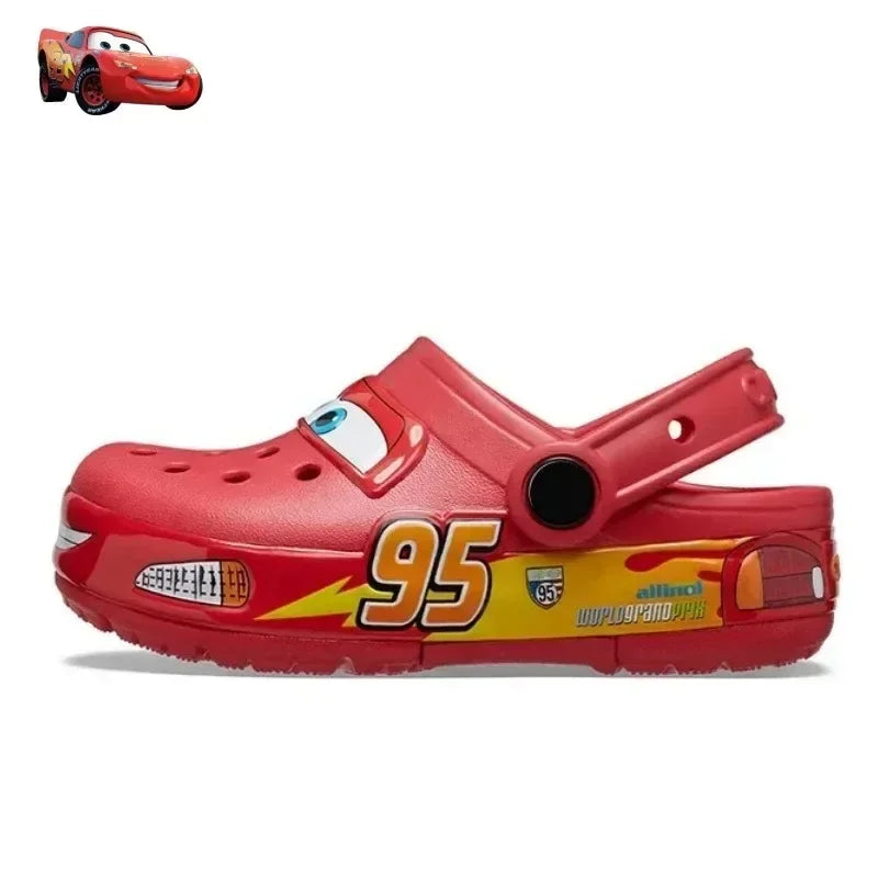 Disney Lightning Mcqueen Pixar flashing light Crocs