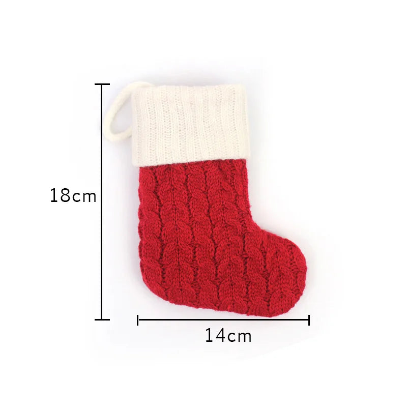 Small Christmas Stocking socks for Christmas Tree Pendant Decorations