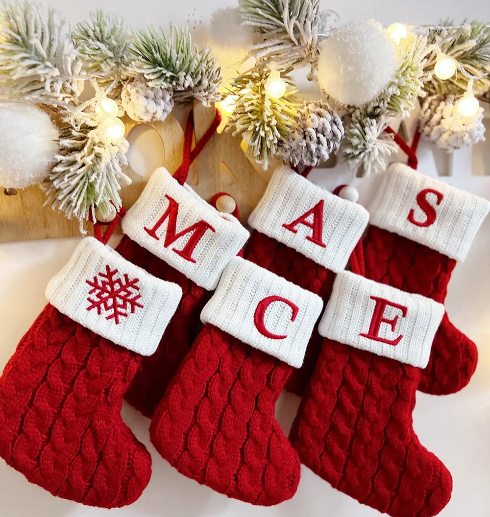 Small Christmas Stocking socks for Christmas Tree Pendant Decorations