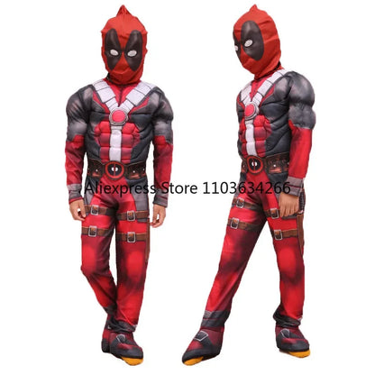 Deadpool Halloween Costume Men Women Kids Cosplay