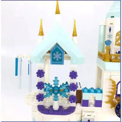 Disney Frozen Princess Snow Castle Building Blocks Toys Set