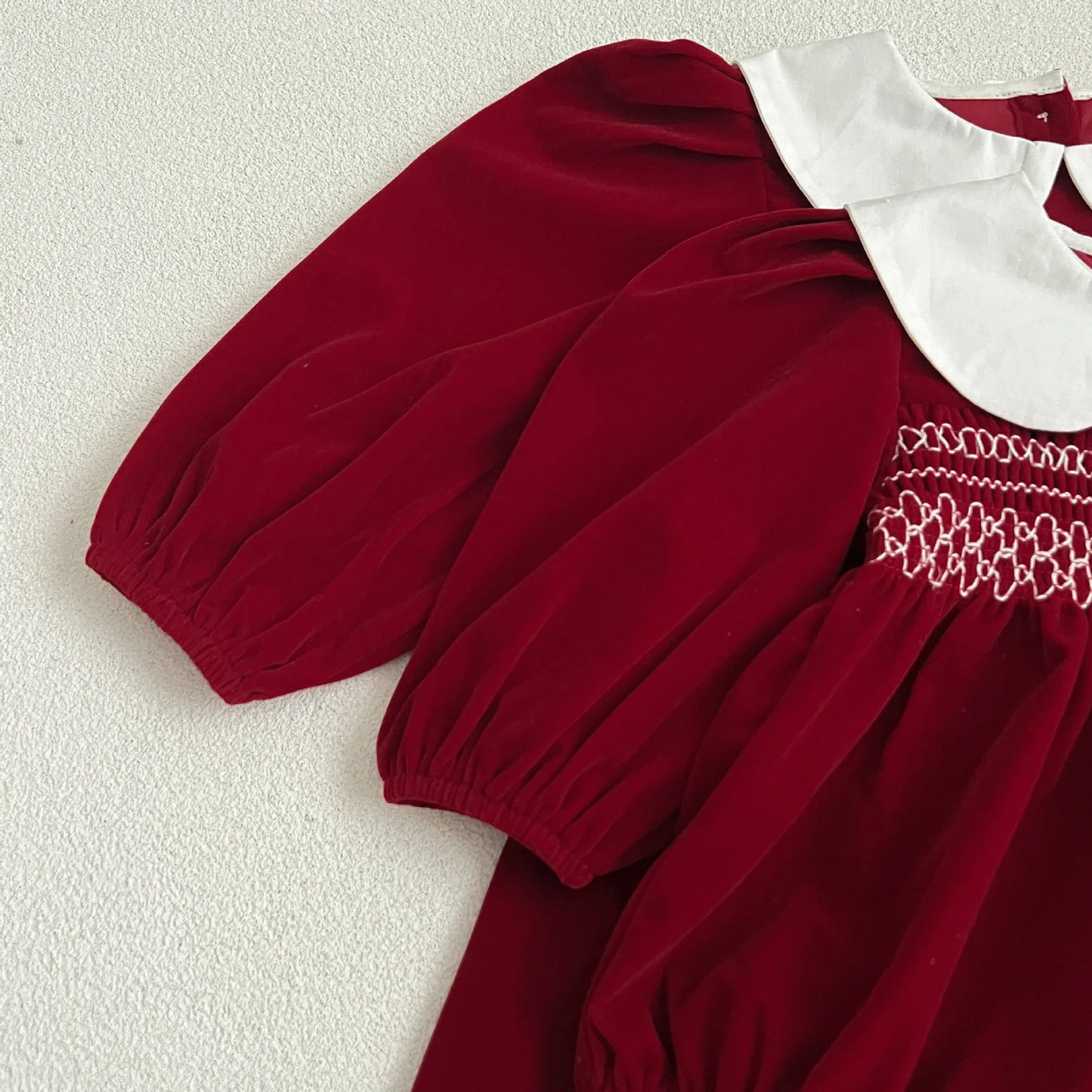 Long Sleeve Sweet Solid Color  Christmas Outfit