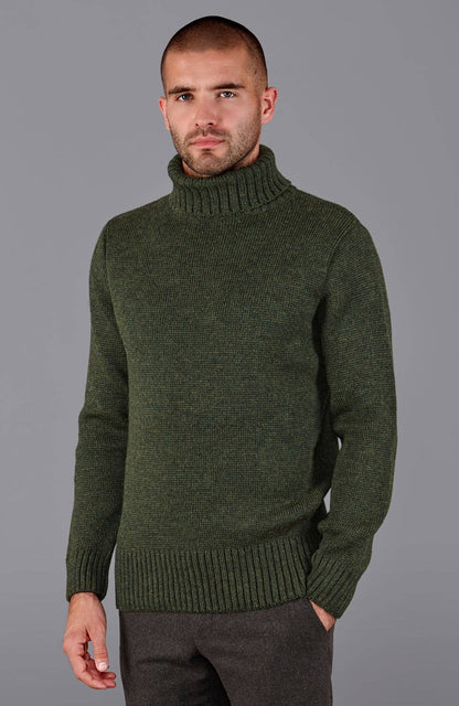 The Fitted Submariner - Roll Neck Merino Wool Jumper