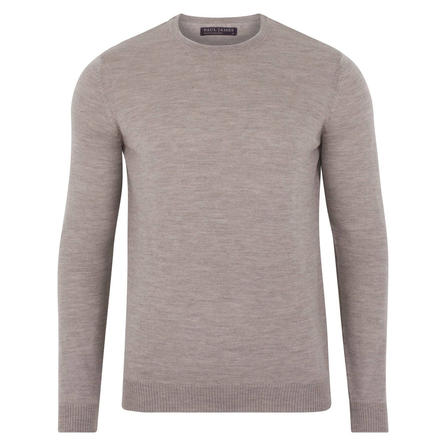 Mens Extra Fine Merino Wool Crew Neck Jumper