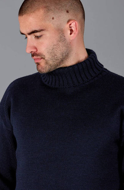 The Modern Submariner - Roll Neck Merino Wool Jumper