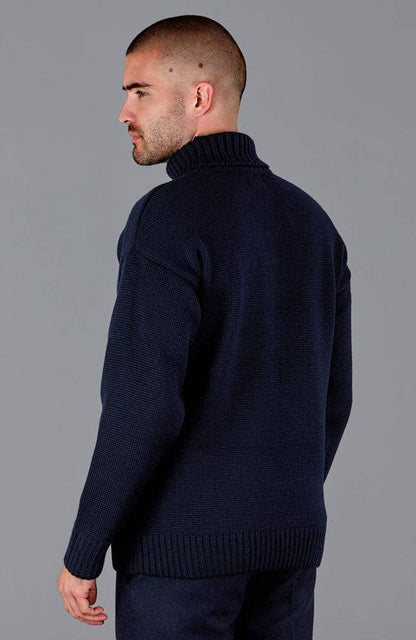 The Modern Submariner - Roll Neck Merino Wool Jumper